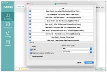 Screenshot 7 iTubeGo YouTube Downloader for Mac mac