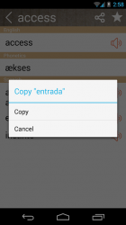 Screenshot 4 Diccionario Español Inglés android