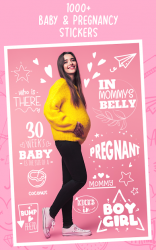 Captura 13 Pregnancy Photo Stickers 🤰🏼 android