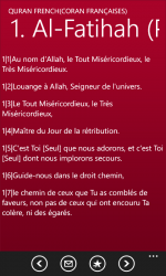 Screenshot 4 Quran French (Coran françaises) windows