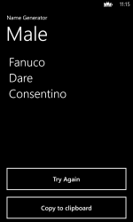 Screenshot 2 Random Name Generator windows