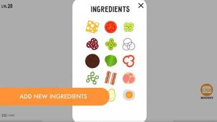 Imágen 2 Stack the Burger - Cooking Puzzle Game: chef food maker and shift slices windows
