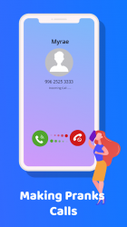 Captura de Pantalla 6 Fake call, prank call style OS android