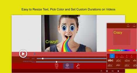 Screenshot 8 Video Editor-Add fun Stickers and Text in Videos windows