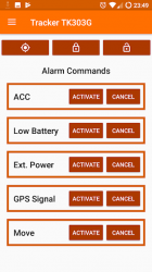 Screenshot 3 Coban Tracker TK303 Commands android
