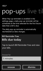 Image 7 Bill Reminder Free windows