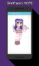 Captura de Pantalla 12 SkinPacks Sakura for Minecraft android