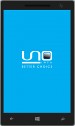 Screenshot 1 UNO IPTV windows