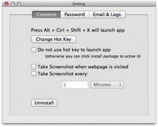 Screenshot 1 Any Keylogger mac