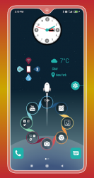 Screenshot 12 Compact Hitech Launcher: temas de ciencia ficción android
