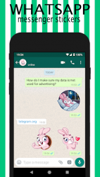 Screenshot 2 Free Messenger Whats Plus Stickers 2019 android