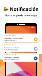 Screenshot 4 AfterShip Buscador de paquetes y compras en línea android