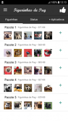 Captura de Pantalla 2 Figurinhas de Pug - WAStickerApps android