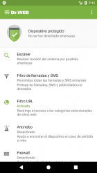 Screenshot 2 Dr.Web Security Space Life android