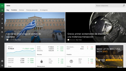 Screenshot 1 MSN Dinero windows