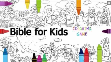 Screenshot 1 Bible For Kids: Simple Coloring Game windows