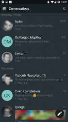 Screenshot 2 YAATA - SMS/MMS messaging android