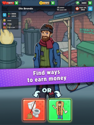 Imágen 9 Hobo Life: Business Simulator & Money Clicker Game android