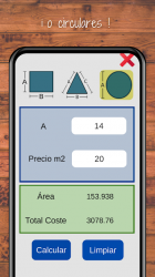 Screenshot 14 Calculadora metros cuadrados - calculadora area android