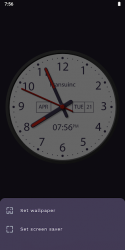 Captura 8 Clock Live Wallpaper android