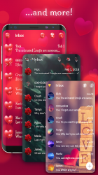 Screenshot 4 Tema de mensajero romántico android