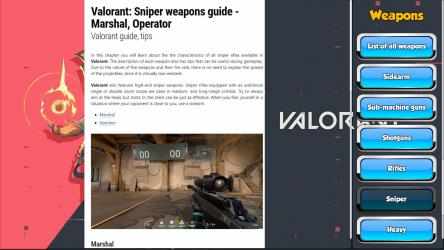 Capture 6 Valorant Game Guide windows