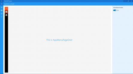 Screenshot 6 WinUX UWP Samples windows