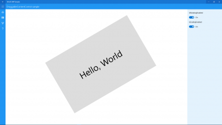 Screenshot 4 WinUX UWP Samples windows
