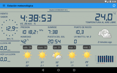 Screenshot 5 Estación meteorológica android