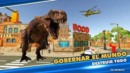 Captura 4 Dino Sim: Dinosaur Simulator City Rampage android