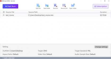 Screenshot 3 DVD burn ROM - free tool windows