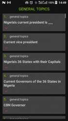 Captura de Pantalla 3 Current Affairs Quiz App 2021 - Nigeria & World android