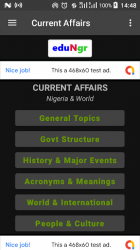 Imágen 2 Current Affairs Quiz App 2021 - Nigeria & World android