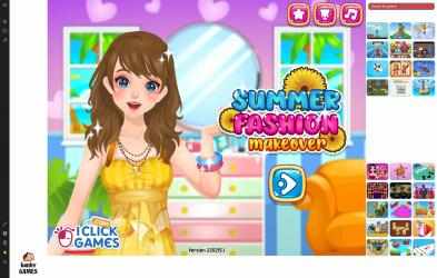 Screenshot 1 Summer Fashion Makeover Game windows