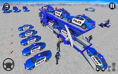 Captura 13 US Police Transport Games: Multilevel Cargo 2022 android