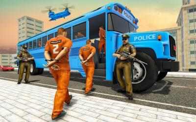 Captura de Pantalla 8 US Police Transport Games: Multilevel Cargo 2022 android