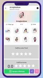 Captura 3 Stickers lindos para Chicas - WAStickerApp android