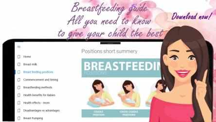 Captura 1 Breastfeeding Guide, Breast pumping, Baby formula and Breast milk windows