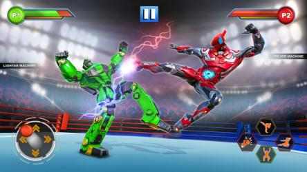 Captura de Pantalla 4 Real Robot fighting games – Robot Ring battle 2019 android