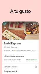Captura 3 Uber Eats: comida a domicilio android