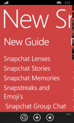 Screenshot 1 Snapchat Guide - New windows