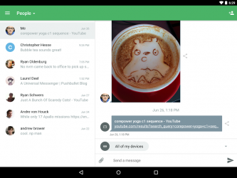 Screenshot 8 Pushbullet - SMS on PC and more android