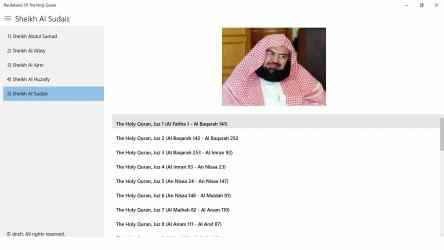 Screenshot 7 Recitations Of The Holy Quran windows