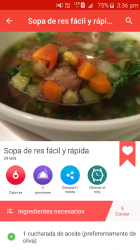 Captura 4 Sopa de recetas gratis android