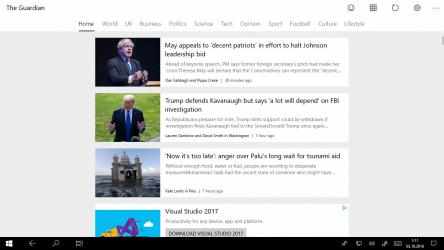Screenshot 2 News Reader for The Guardian windows