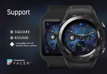 Captura 7 GRR | NEW MOON SPACE Watch Face android