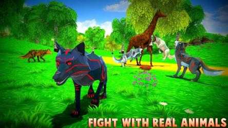 Screenshot 2 Wild Wolf Chasing Animal Simulator 3D android