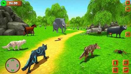 Screenshot 6 Wild Wolf Chasing Animal Simulator 3D android
