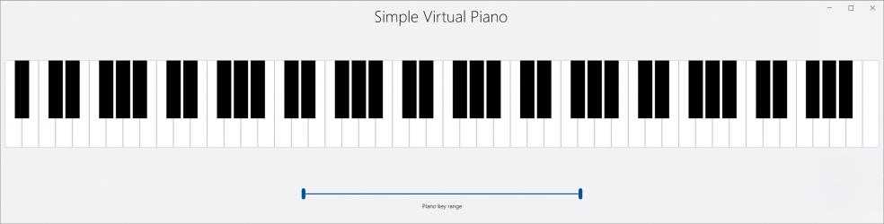 Screenshot 1 Simple Virtual Piano windows