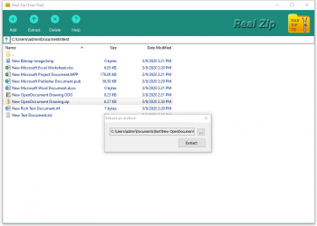 Screenshot 3 Real Zip - Extract Zip, Rar, 7z Files & More windows
